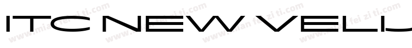 ITC new velijovic pr字体转换